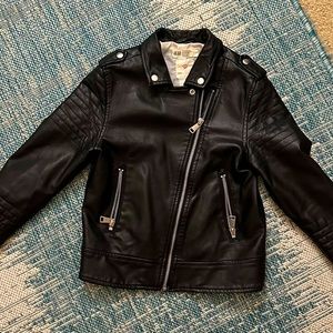 Kid leather jacket